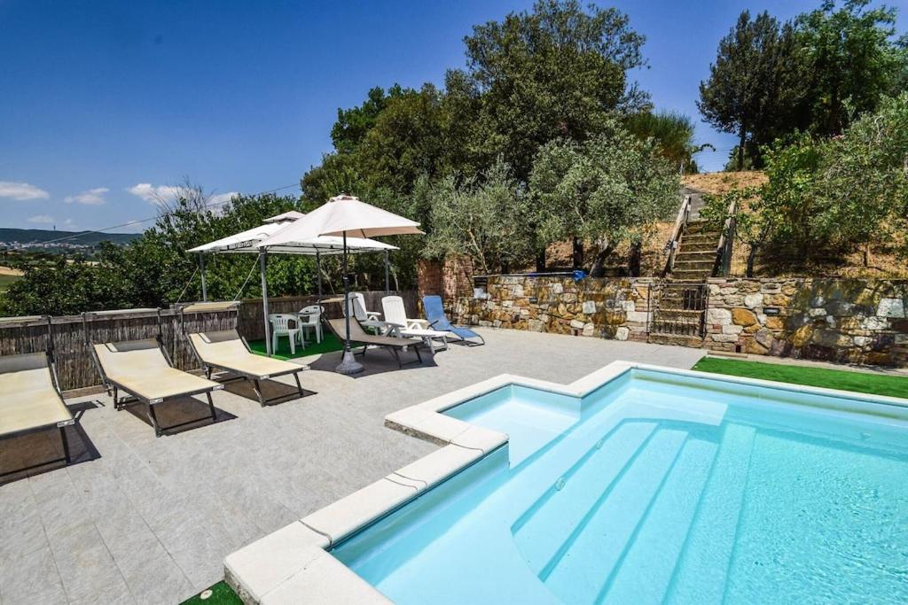 Agriturismo Podere Biancospino Piscina Privata К'янчіано-Терме Екстер'єр фото