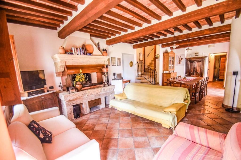 Agriturismo Podere Biancospino Piscina Privata К'янчіано-Терме Екстер'єр фото