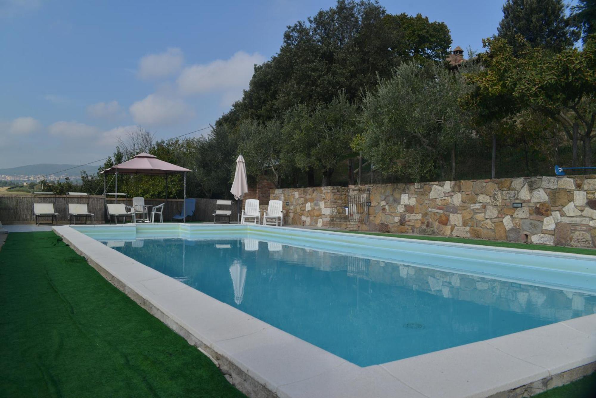 Agriturismo Podere Biancospino Piscina Privata К'янчіано-Терме Екстер'єр фото